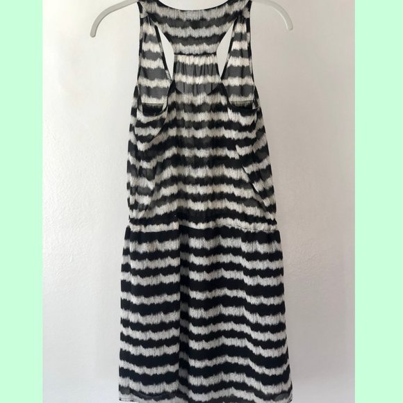 Bar III Striped Summer Tie-Waist Dress - Picture 4 of 6